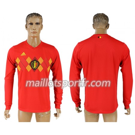 Maillot de Foot Belgique Domicile Coupe du monde 2018 ML