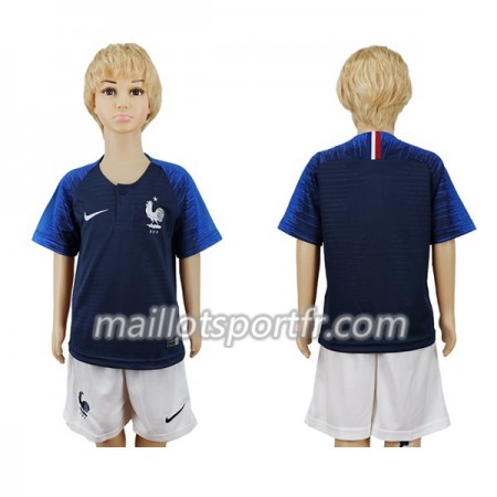 Maillot de Foot France Enfant Domicile Coupe du monde 2018
