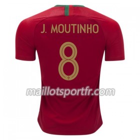 Maillot de Foot Portugal Joao Moutinho 8 Domicile Coupe du monde 2018