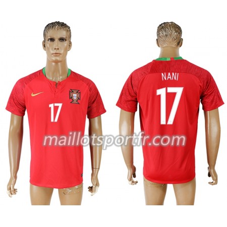 Maillot de Foot Portugal Nani 17 Domicile Coupe du monde 2018