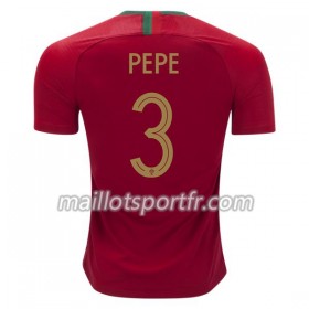 Maillot de Foot Portugal Pepe 3 Domicile Coupe du monde 2018