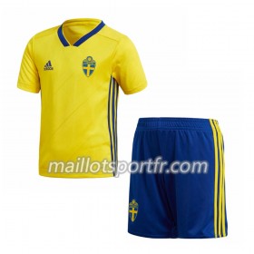 Maillot de Foot Suède Enfant Domicile Coupe du monde 2018