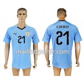 Maillot de Foot Uruguay Edinson Cavani 21 Domicile Coupe du monde 2018