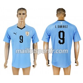 Maillot de Foot Uruguay Luis Suarez 9 Domicile Coupe du monde 2018