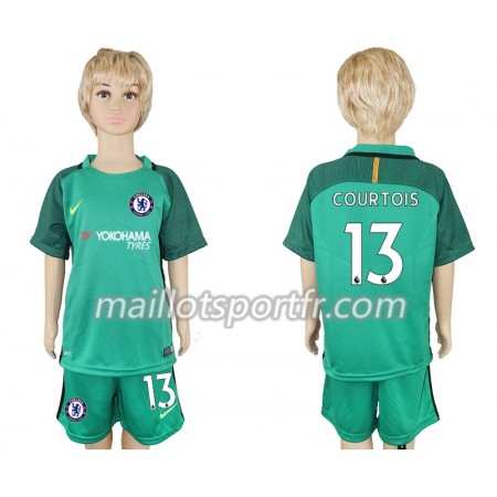 Maillot de Foot Chelsea Courtois 13 Gardien Enfant Domicile 2018