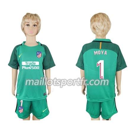 Maillot de Foot Atlético Madrid Miguel Angel Moya 1 Gardien Enfant Domicile 2018