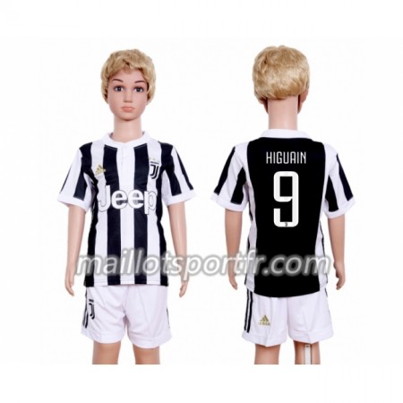 Maillot de Foot Juventus Gonzalo Higuain 9 Enfant Domicile 2018 Maillot de Foot Juventus Gonzalo Higuain 9 Enfant Domicile 2018