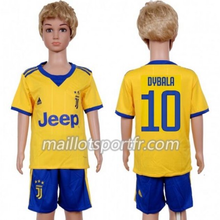 Maillot de Foot Juventus Paulo Dybala 10 Enfant Exterieur 2018