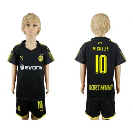 Maillot de Foot Borussia Dortmund Mario Gotze 10 Enfant Exterieur 2018 Maillot de Foot Borussia Dortmund Mario Gotze 10 Enfant Exterieur 2018