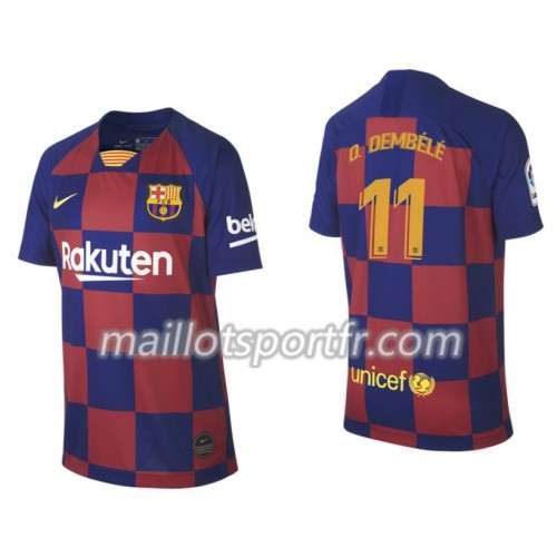 FC Barcelone T-Shirt Officiel Ousmane Dembélé - Collection Barça Adulte S, 100% Coton