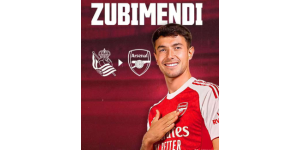 Martín Zubimendi a choisi le maillot n° 36 Martín Zubimendi a choisi le maillot n° 36