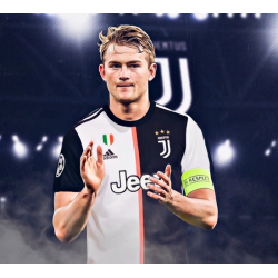 Maillot Souvenir Matthijs De Ligt #10/43 - Futera Unique Superstars - 2021