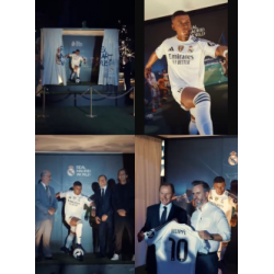 Le parc d'attractions Real Madrid World accueille une statue de Kylian Mbappé