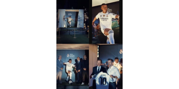 Le parc d'attractions Real Madrid World accueille une statue de Kylian Mbappé