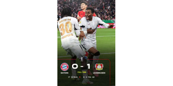 Coupe d'Allemagne – Le Bayern perd face au Bayer Leverkusen