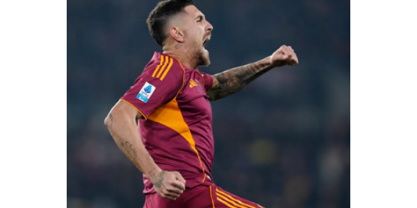 Lorenzo Pellegrini égalise pour la Roma