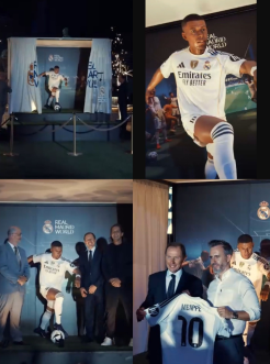 Le parc d'attractions Real Madrid World accueille une statue de Kylian Mbappé